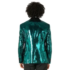 OppoSuits Paljettkavaj Briliant Grön