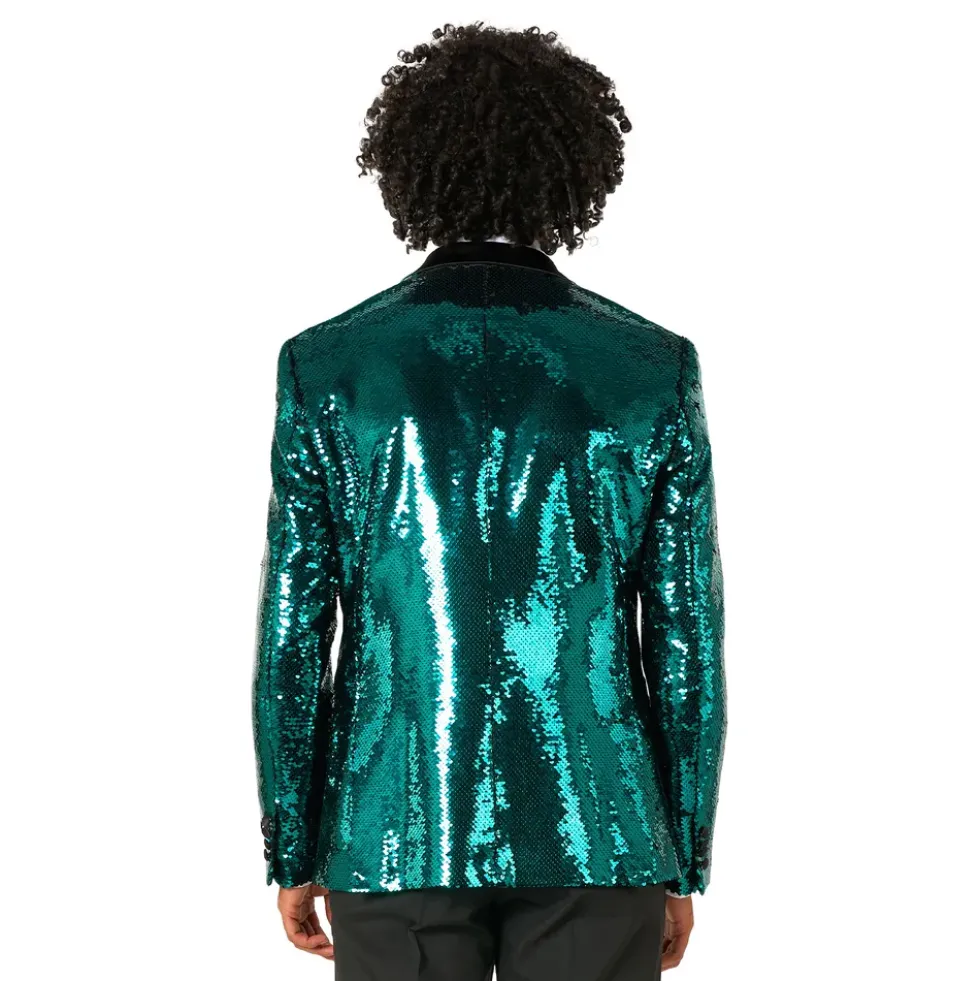 OppoSuits Paljettkavaj Briliant Grön