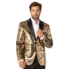 OppoSuits Paljettkavaj Briliant Guld
