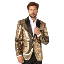 OppoSuits Paljettkavaj Briliant Guld