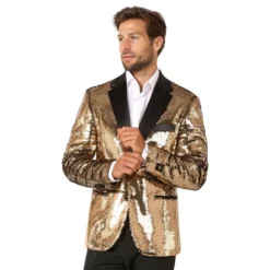OppoSuits Paljettkavaj Briliant Guld