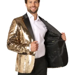 OppoSuits Paljettkavaj Briliant Guld