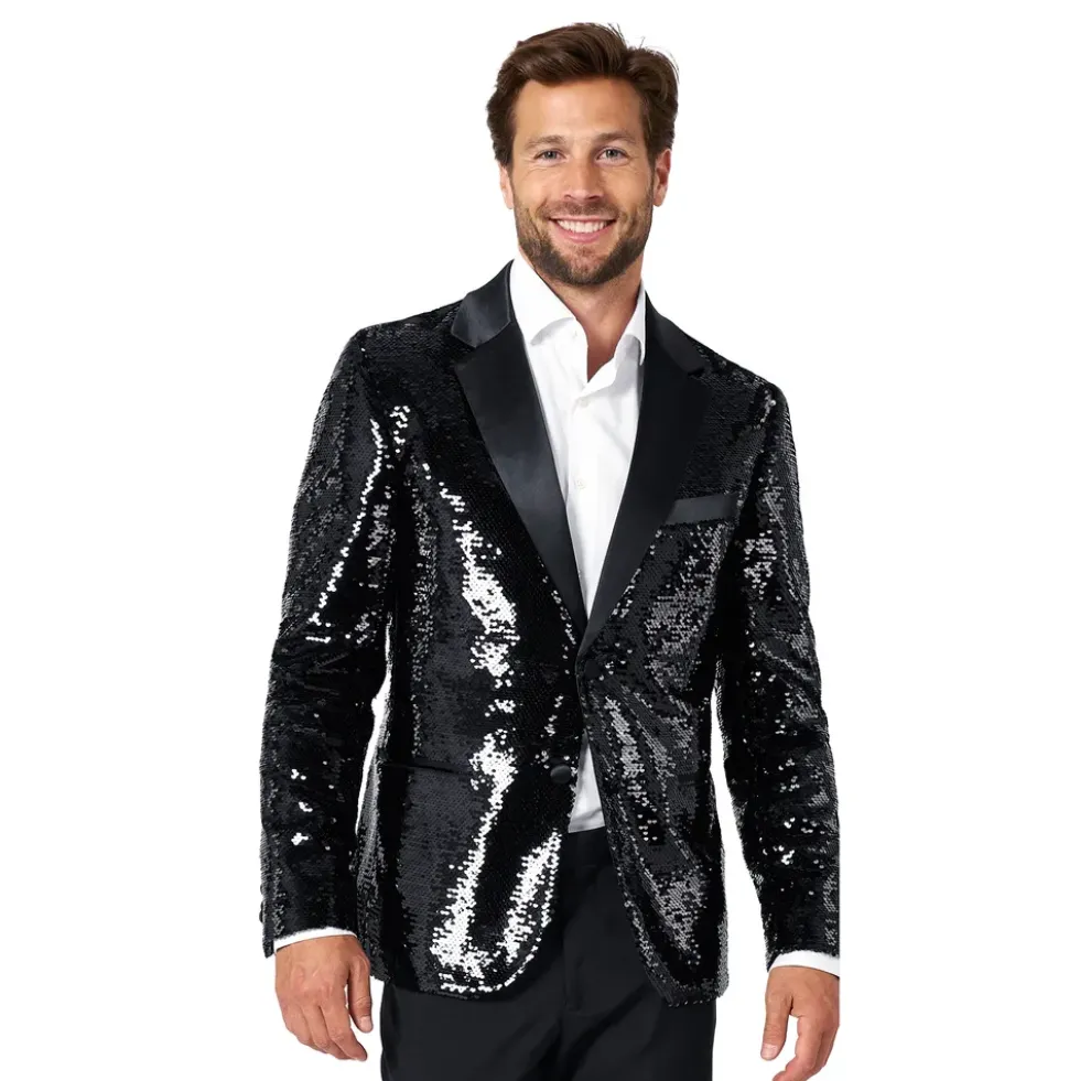 OppoSuits Paljettkavaj Briliant Svart