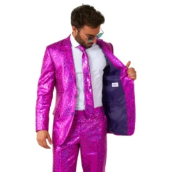 OppoSuits Peppy Pink Kostym
