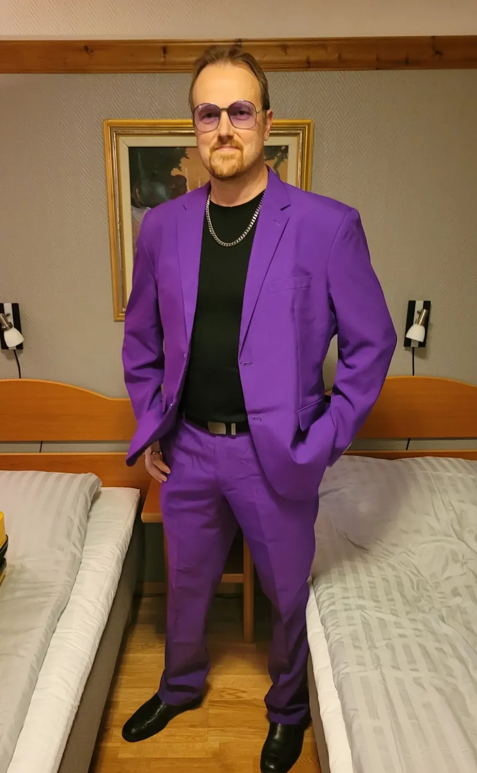 OppoSuits Purple Prince Kostym