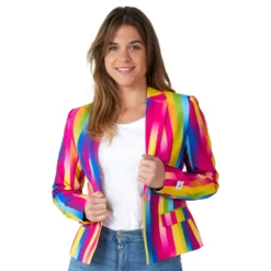 OppoSuits Rainbow Glaze Dam Kavaj