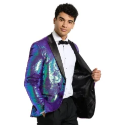 OppoSuits Sapphire Sequins Kostym