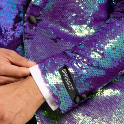 OppoSuits Sapphire Sequins Kostym