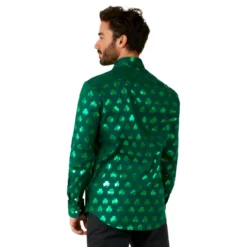 OppoSuits Shiny Shamrock Skjorta