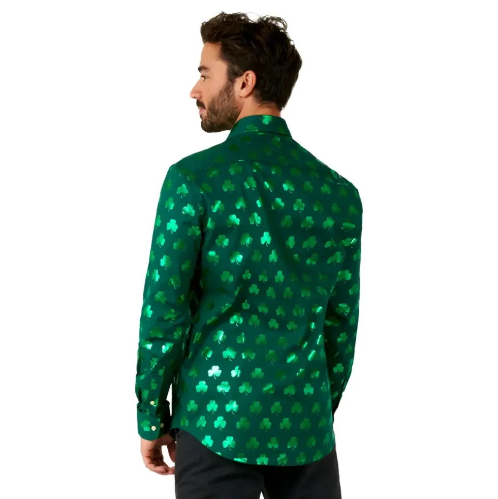 OppoSuits Shiny Shamrock Skjorta