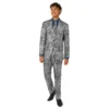 OppoSuits Silver Geo Star Kostym