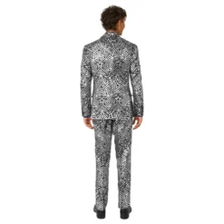 OppoSuits Silver Geo Star Kostym