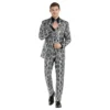 OppoSuits Silver Snake Kostym