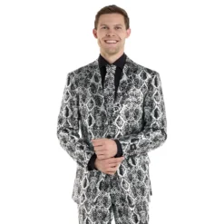 OppoSuits Silver Snake Kostym