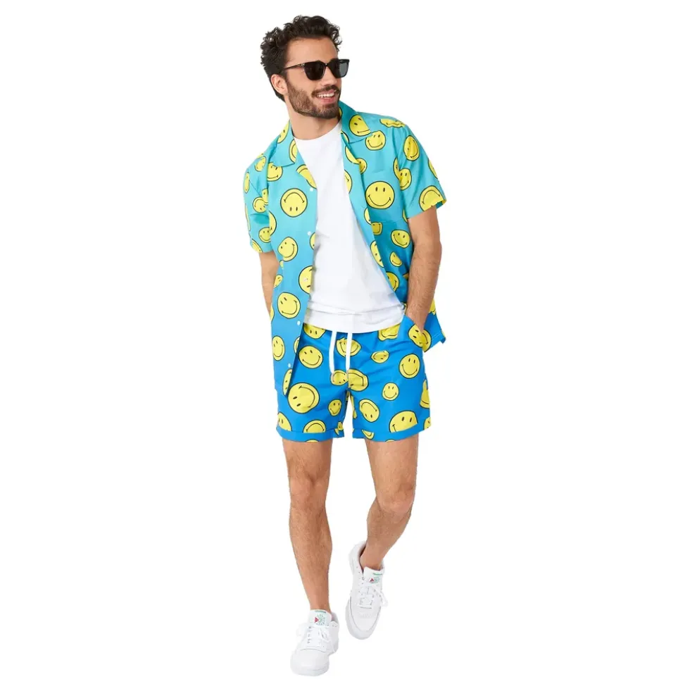 OppoSuits Smiley Summer Fade Shorts Kostym