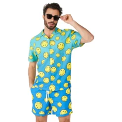 OppoSuits Smiley Summer Fade Shorts Kostym