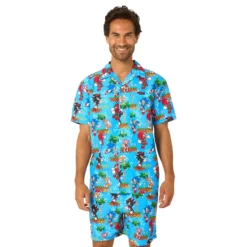 OppoSuits Sonic™ Green Hill Shorts Kostym