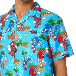 OppoSuits Sonic™ Green Hill Shorts Kostym