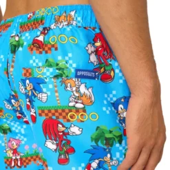 OppoSuits Sonic™ Green Hill Shorts Kostym