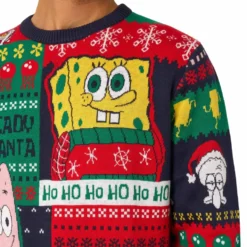 OppoSuits Svampbob Fyrkant Jultröja