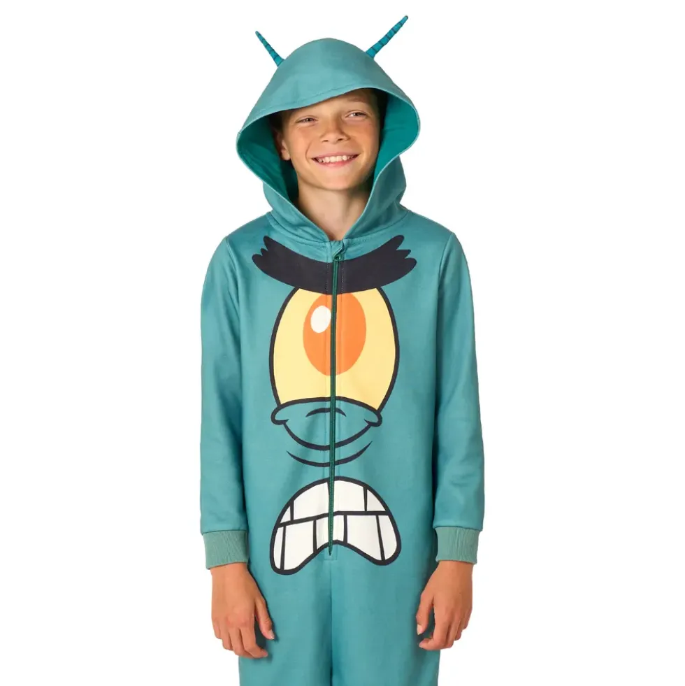 OppoSuits SvampBob Fyrkant Plankton Barn Onesie
