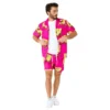 OppoSuits Svampbob Fyrkant Pink Shorts Kostym