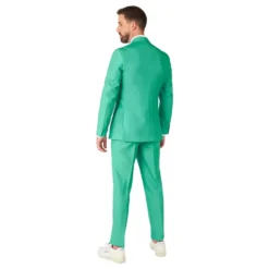 OppoSuits Trendy Turquoise Kostym