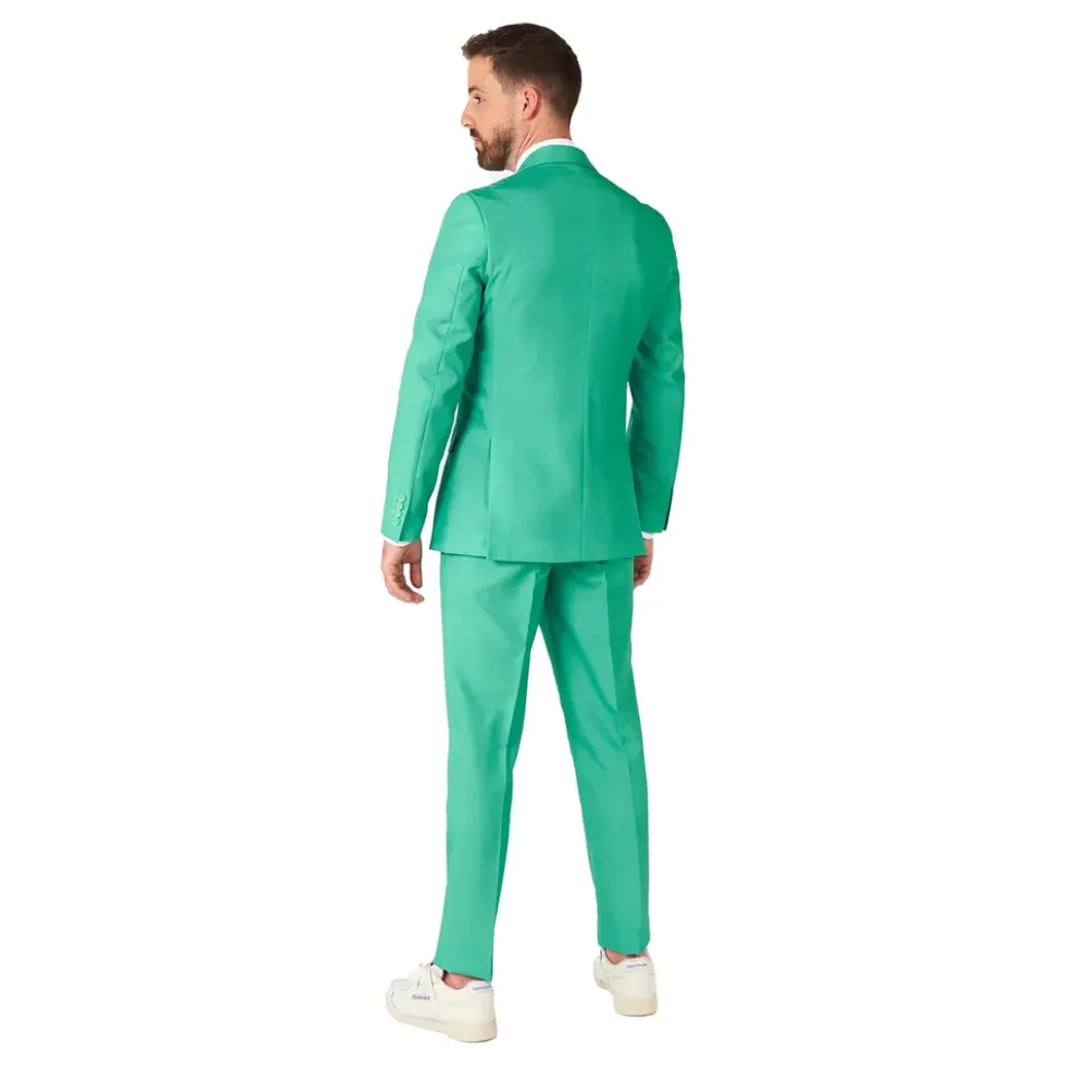 OppoSuits Trendy Turquoise Kostym