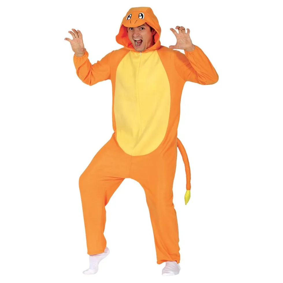 Orange Drake Maskeraddräkt