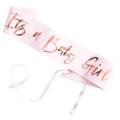 Ordensband It´s A Baby Girl Rosa/Roséguld