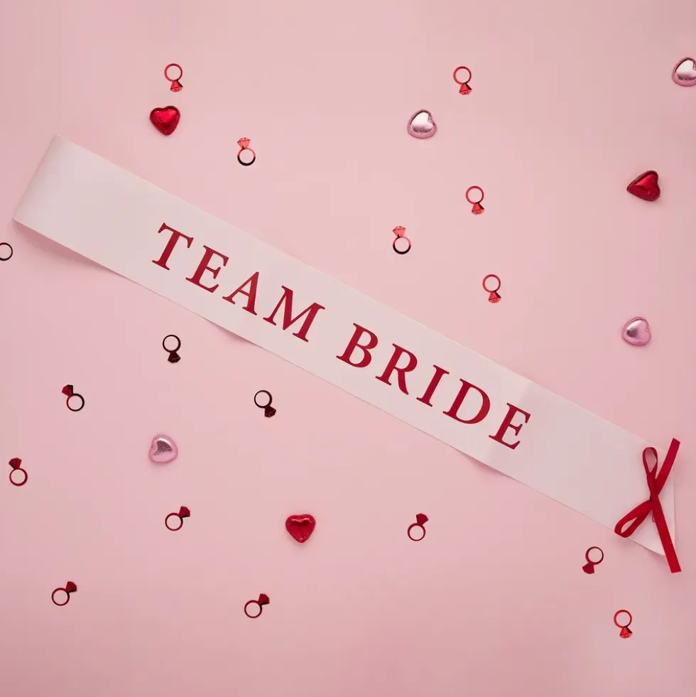 Ordensband Team Bride Rosa