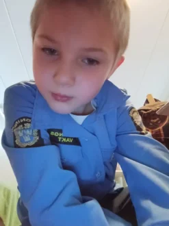 Ordningsvakt Barn Maskeraddräkt