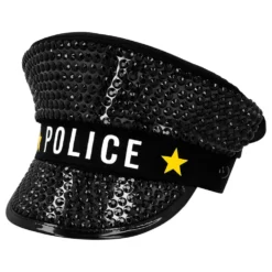 Paljettkeps Polis Sparkle
