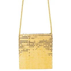 Paljettväska Guld