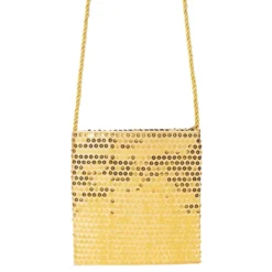 Paljettväska Guld