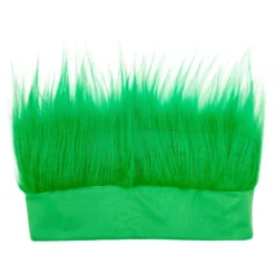 Pannband Med Hår Neongrön