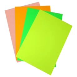 Papper Neonfärgade