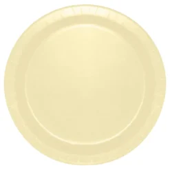 Pappersassietter Elfenben