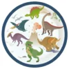 Pappersassietter Happy Dinosaur