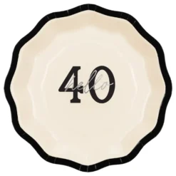 Pappersassietter Hello 40 Rosett