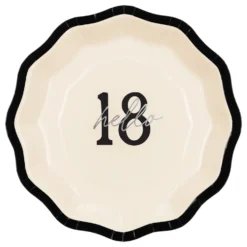 Pappersassietter Hello 18 Rosett