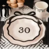 Pappersassietter Hello 30 Rosett