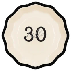 Pappersassietter Hello 30 Rosett