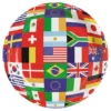 Pappersassietter Internationella Flaggor