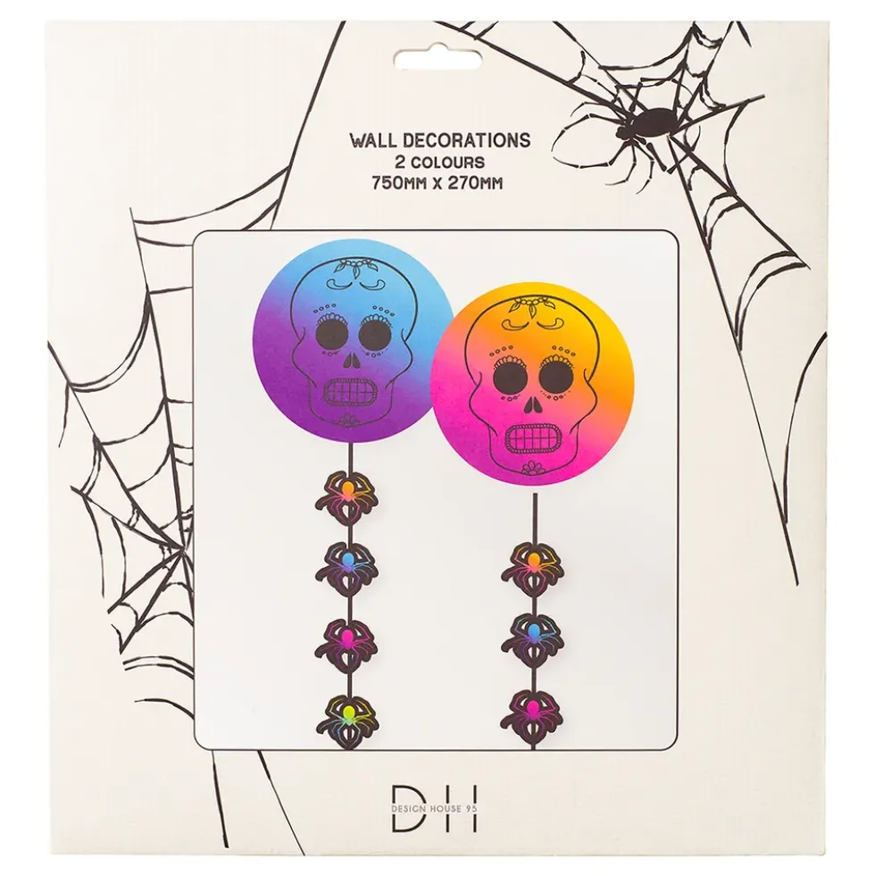 Pappersdekoration Halloween Neon