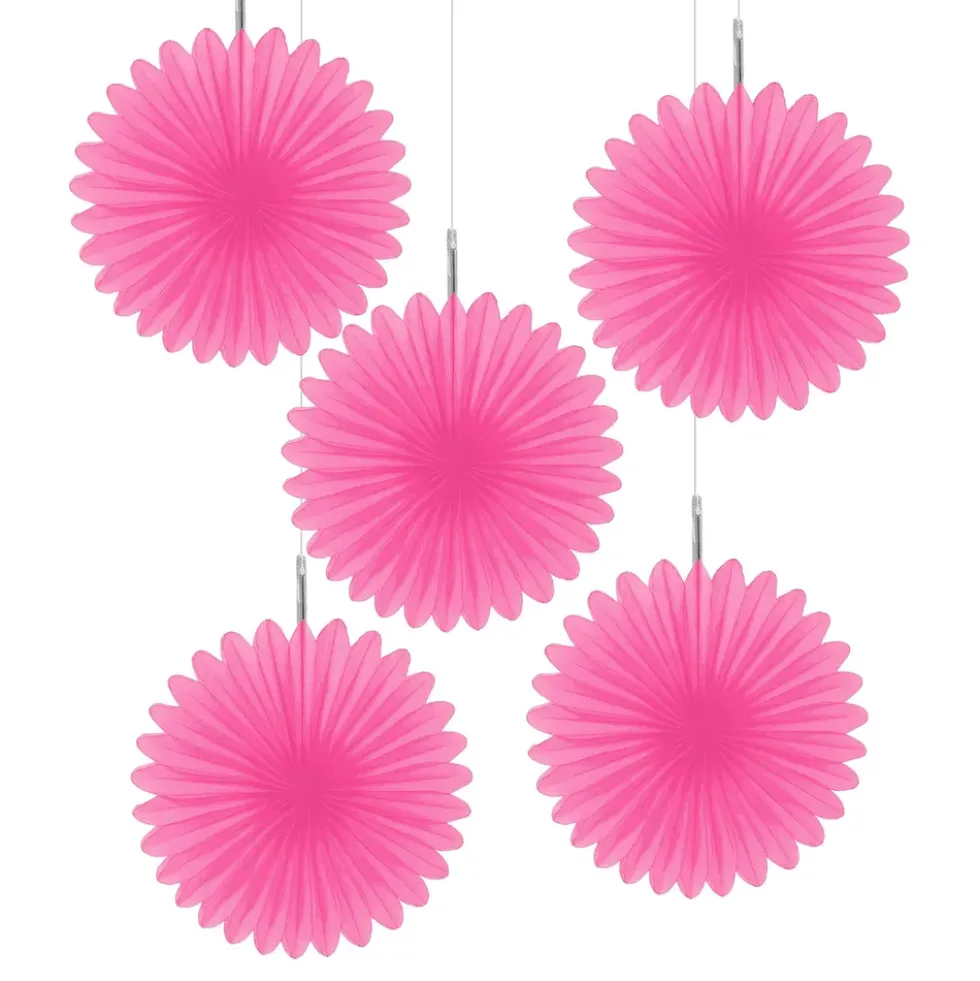 Pappersfjädrar Rosa Hängande Dekoration