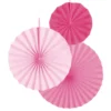 Pappersfjädrar Rosa Mix