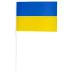 Pappersflagga Ukraina