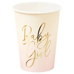 Pappersmuggar Baby Girl Ljusrosa