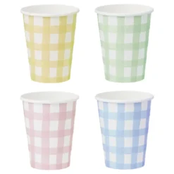 Pappersmuggar Gingham